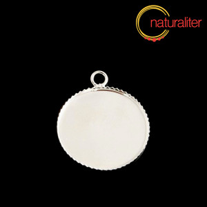 Výprodej - Lůžko kruh 20mm stříbrná barva, tenké Výprodej - Lůžko kruh 20mm stříbrná barva, tenké