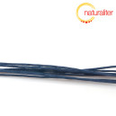 Voskovan&aacute; &scaron;ňůra tmavě modr&aacute; 1 mm, 1 m