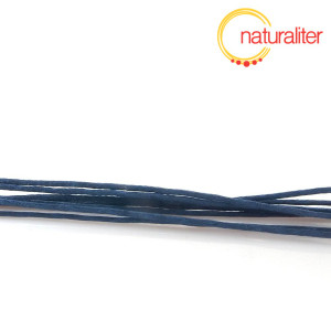 Voskovaná šňůra tmavě modrá 1 mm, 1 m Voskovaná šňůra tmavě modrá 1 mm, 1 m