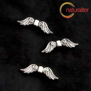 Křídla - kovový korálek 24x7mm, 2ks Křídla - kovový korálek 24x7mm, 2ks