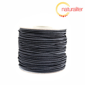 Kulat&aacute; gumička - pruženka čern&aacute;, průměr 2mm, 40m