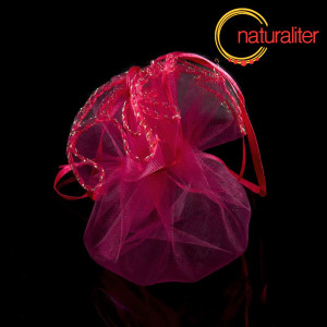 V&yacute;prodej - Organzov&yacute; mě&scaron;ec 25cm fuchsiov&yacute;