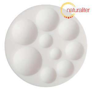 Silikonová forma CERNIT - čočky / kulaté kabošony Silikonová forma CERNIT - čočky / kulaté kabošony