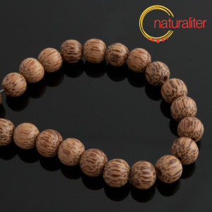 Kor&aacute;lky z kokosu př&iacute;rodn&iacute; 10-11mm, n&aacute;vlek 85cm