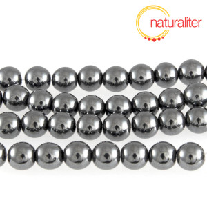 Hematit - korálky 8mm, návlek 40cm Hematit - korálky 8mm, návlek 40cm