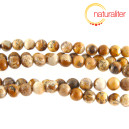 Jaspis obrázkový - korálky 6mm, návlek 38cm