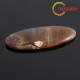 Achát - oválný přívěsek 54x23mm