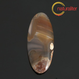 Ach&aacute;t - ov&aacute;ln&yacute; př&iacute;věsek 54x23mm