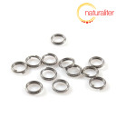 Spojovac&iacute; kroužky dvojit&eacute; 6x0,6mm gunmetal, 100ks