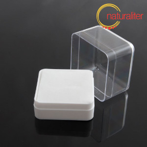 Krabička na šperky čirá čtvercová, vysoká Krabička na šperky čirá čtvercová, vysoká