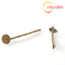 Sponka 44mm s plo&scaron;kou 8mm starobronz