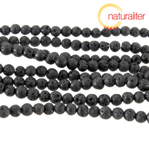 Láva - korálky 4mm, návlek 38cm Láva - korálky 4mm, návlek 38cm