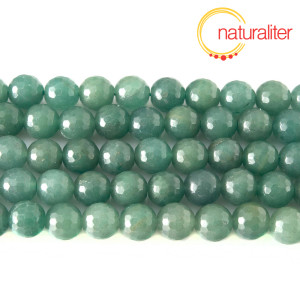 Aventur&iacute;n - fazetovan&eacute; kor&aacute;lky 10mm, n&aacute;vlek 37cm