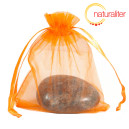 Dárkový organzový sáček oranžový 12x9cm