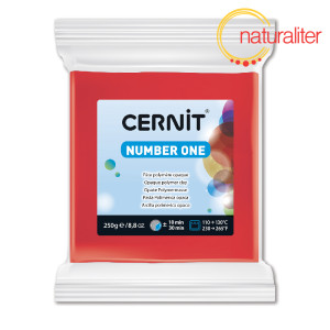 CERNIT Number One 400 - červená, střední balení 250g CERNIT Number One 400 - červená, střední balení 250g