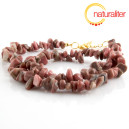 Rodonit - zlomky, návlek 40cm / náhrdelník