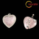 Růženínové srdce - přívěsek s růží 36x32mm