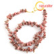 Rodonit - zlomky, návlek 40cm / náhrdelník