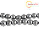 Hematit - korálky 10mm, návlek 40cm, kvalita B