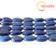 Lapis lazuli - oválné korálky 14x10mm, návlek 39 cm