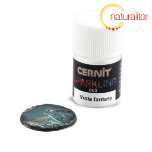 Třpytiv&yacute; pr&aacute;&scaron;ek CERNIT Sparkling Duo fialov&aacute; fantazie 2g