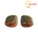 Jaspis - sada 2 kabošonů 22x22mm