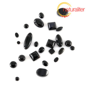 Směs kabo&scaron;onů, onyx, 25ks