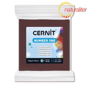 CERNIT Number One 800 - hněd&aacute;, středn&iacute; balen&iacute; 250g