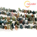 Achát barevný indiánský - zlomky, návlek 84cm