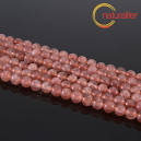 Sluneční kámen - korálky 6mm, návlek 38cm