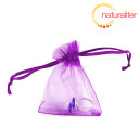 Dárkový organzový sáček tmavě fialový 9x7cm