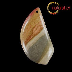 Jaspis Succor Creek - př&iacute;věsek 45x23mm