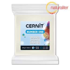 CERNIT Number One 027 - b&iacute;l&aacute; kryc&iacute;, středn&iacute; balen&iacute; 250g