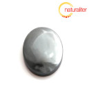 Hematit - kabošon 25x18mm