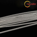 Řet&iacute;zek stř&iacute;brn&aacute; barva, očka 2,5x1,8mm, 1m