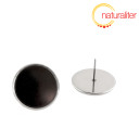 Puzeta s lůžkem 18mm nerezová ocel, 2ks