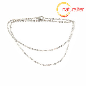 Hotov&yacute; řet&iacute;zek, očka 2,5x2mm, nerezov&aacute; ocel, 45cm