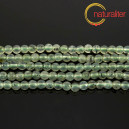 Prehnit - korálky 4mm, návlek 38cm