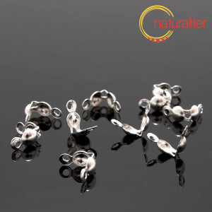 Kalota 8x4mm, stříbrná barva, 50ks Kalota 8x4mm, stříbrná barva, 50ks