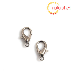 Karabinka 14x8mm, gunmetal, 2 ks Karabinka 14x8mm, gunmetal, 2 ks