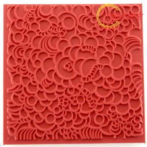 Polymerová textura Cernit 9x9cm bubliny Polymerová textura Cernit 9x9cm bubliny
