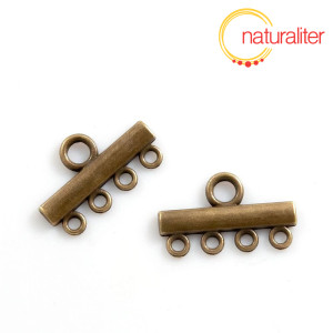 Ramínko 4 očka, starobronzové 22x13mm, 2ks Ramínko 4 očka, starobronzové 22x13mm, 2ks