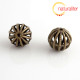 Velký kovový korálek 18mm, starobronz