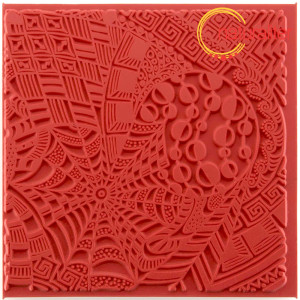 Polymerov&aacute; textura Cernit 9x9cm sny