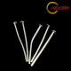 Ketlovací nýty stříbrná barva 26x0,8mm, 100ks