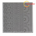 Polymerov&aacute; textura Cernit 9x9cm geometrie
