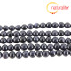 Goldstone, aventurínové sklo modré - korálky 6mm, návlek 38cm