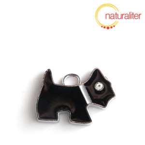 Pes - přívěsek černý 21x16mm Pes - přívěsek černý 21x16mm