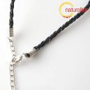 Náhrdelníková šňůrka - imitace kůže 47cm