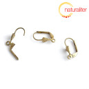 Náušnicové zapínání 19x11mm starobronz, 2ks